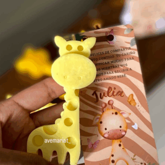 Girafa en empaque personalizado