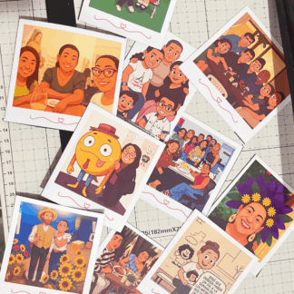 Paquete de 3 fotos imán